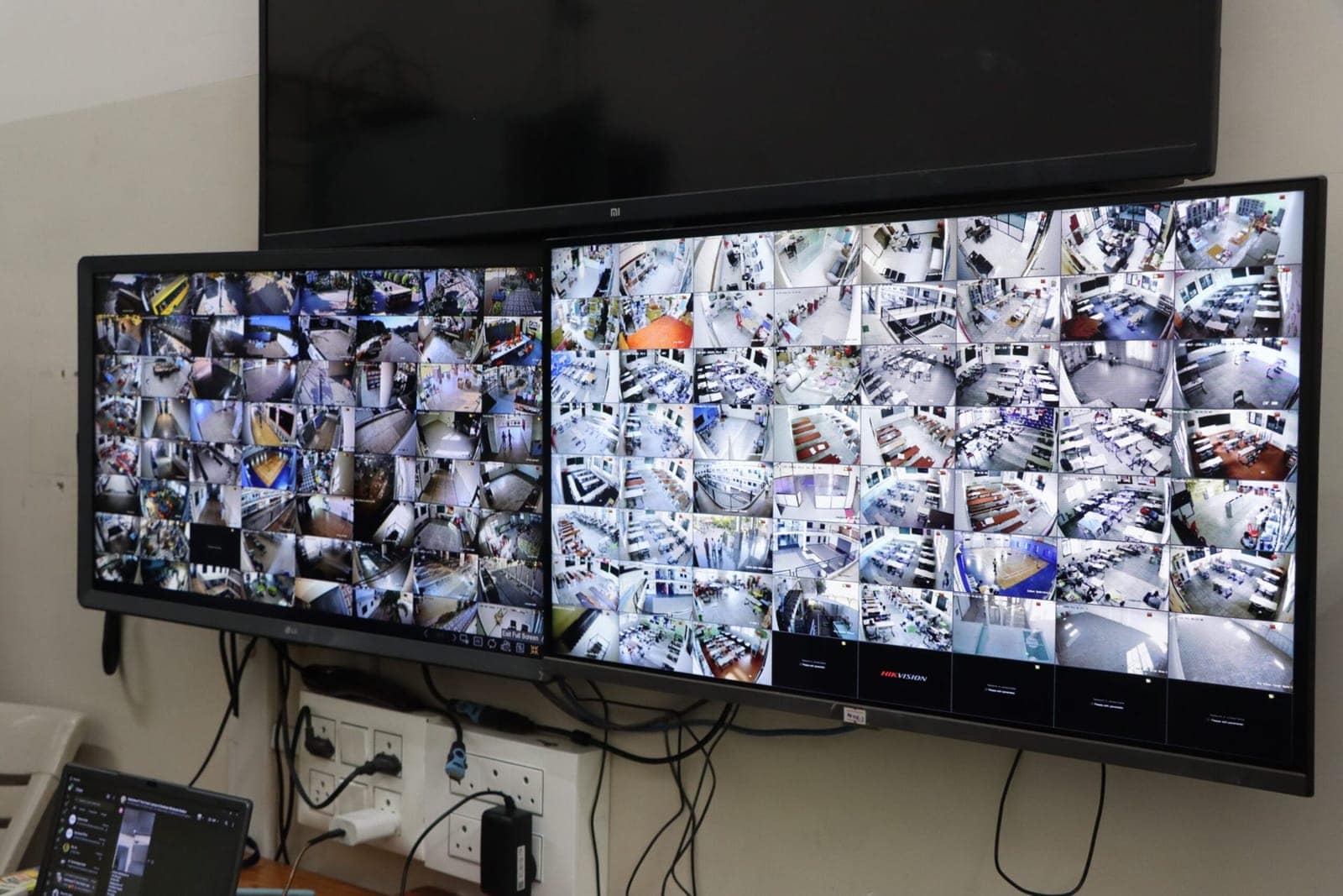 Cctv on the Sri Sharada International School campus in Koppal
