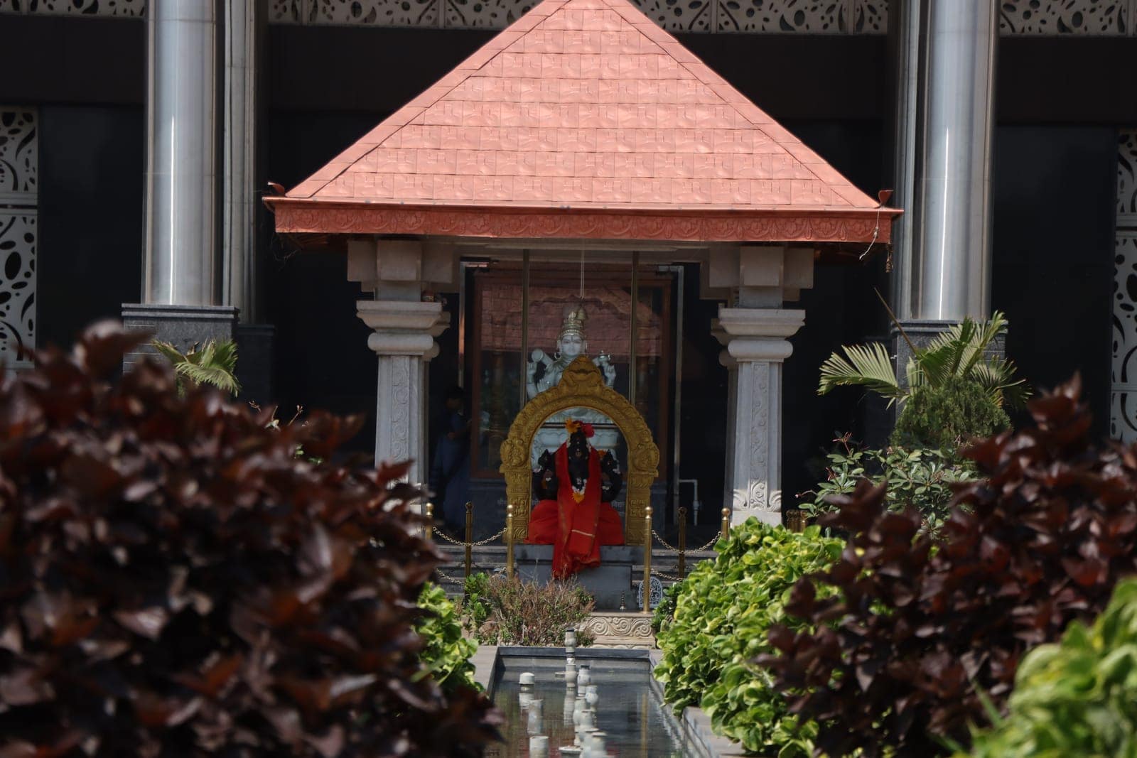 Sharada shrine on the Sri Sharada International School campus in Koppal