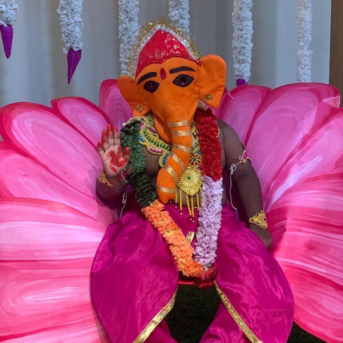 Fancy ganesha celebrations at Sri Sharada International School