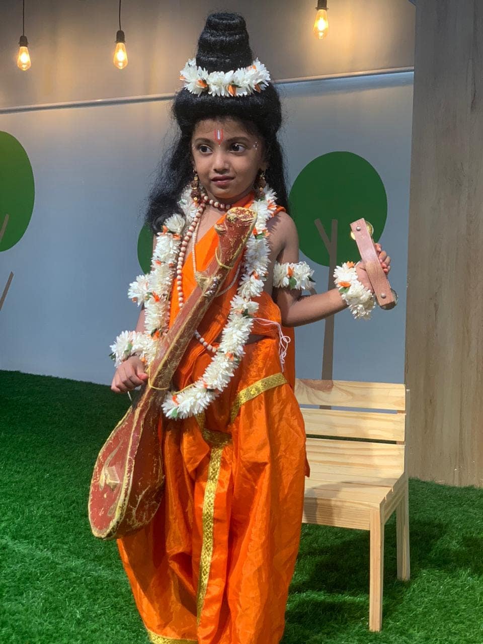 Fancy saraswati celebrations at Sri Sharada International School