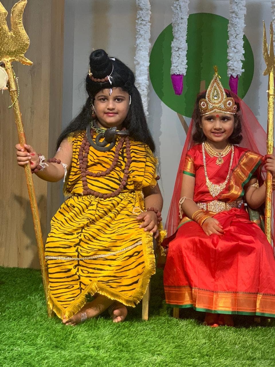 Fancy shiva celebrations at Sri Sharada International School