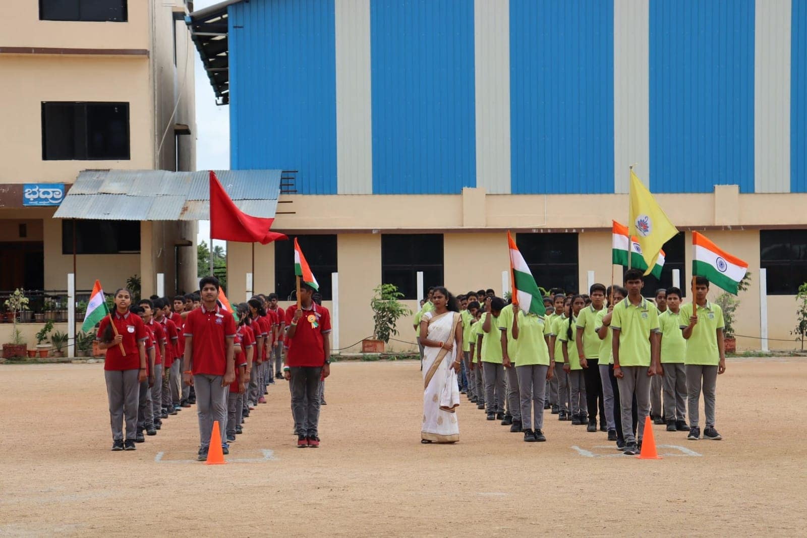 House parade celebrations at Sri Sharada International School