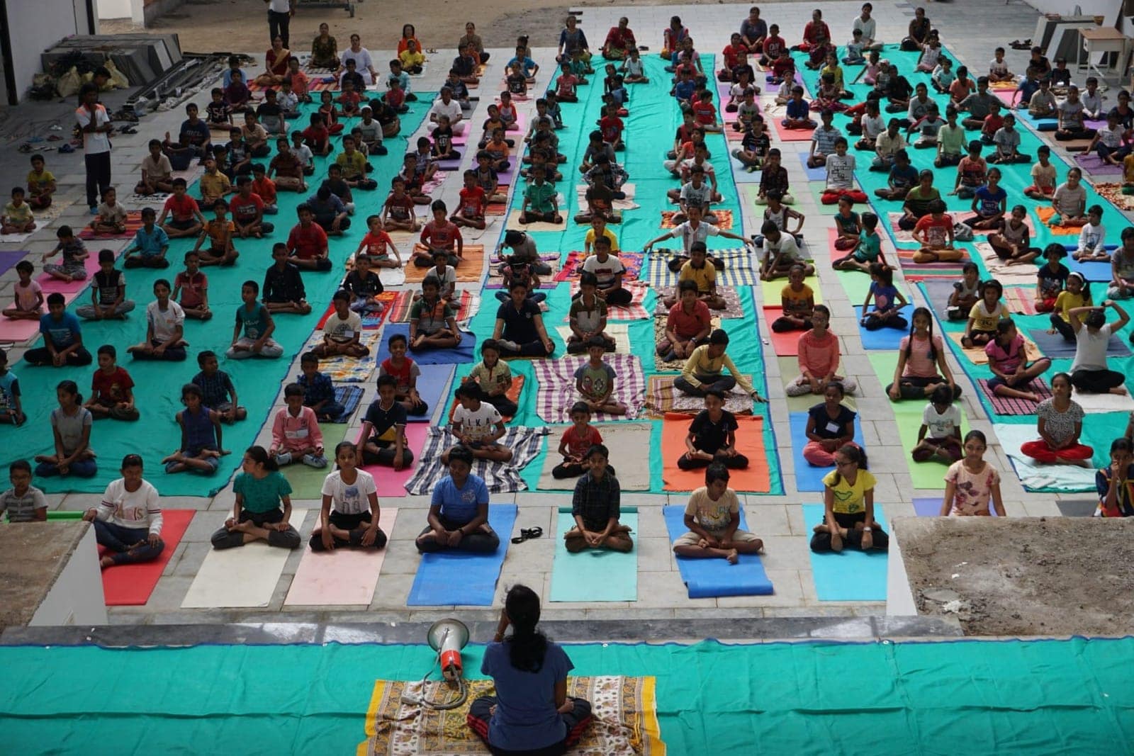 Yoga formation celebrations at Sri Sharada International School