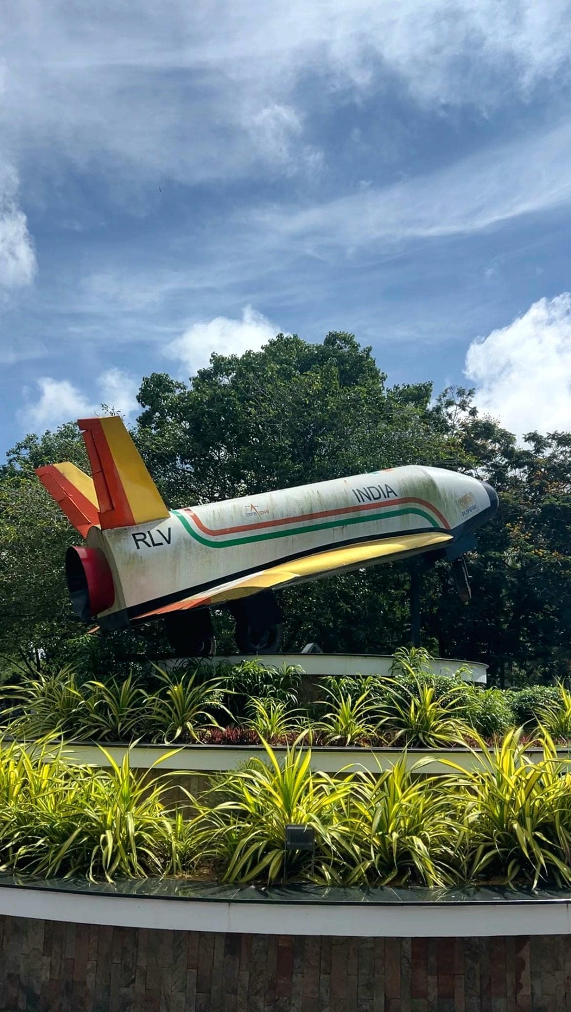 A jet on display at the Vikram Sarabhai Space Centre, Thumba