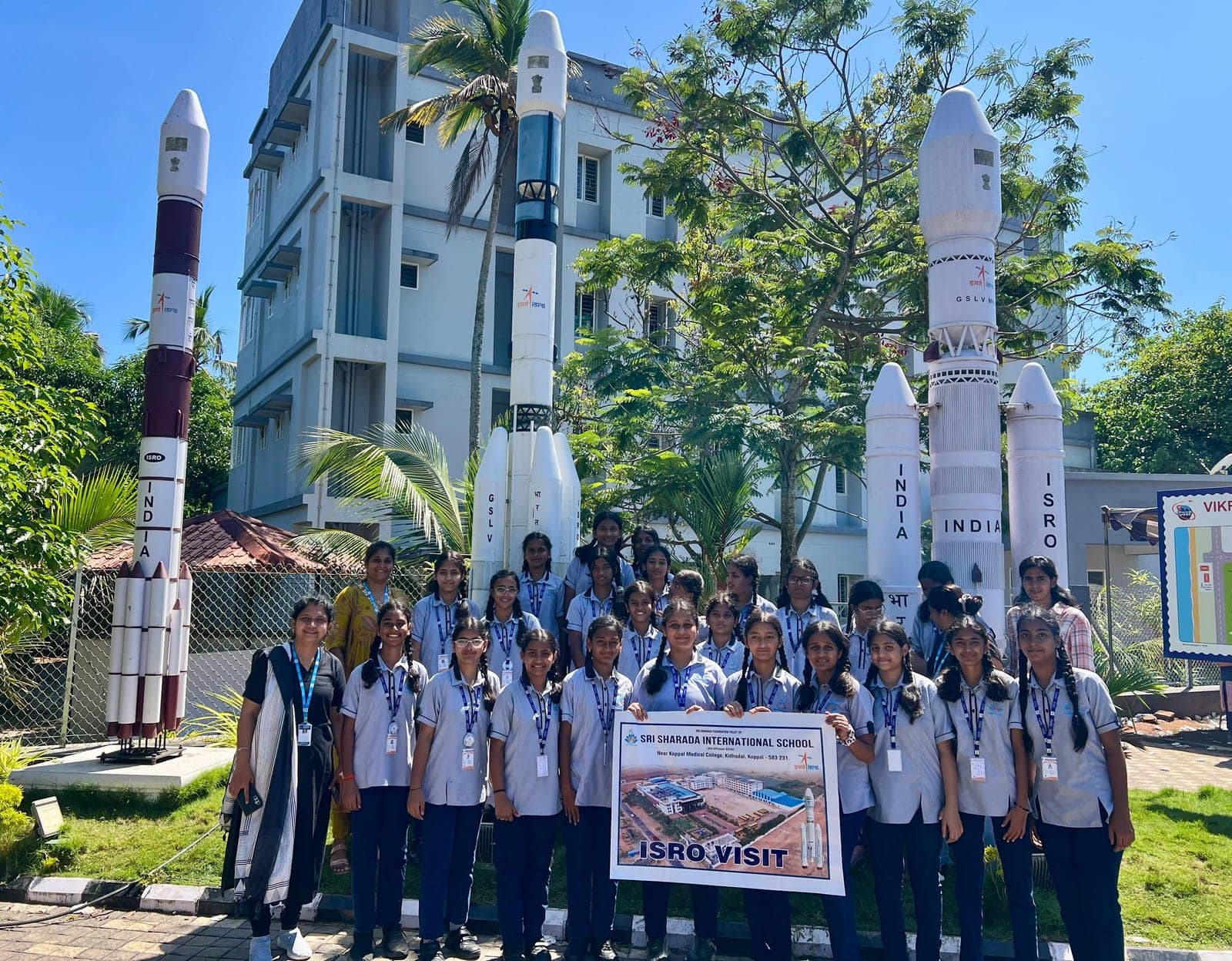 The SSIS group at ISRO's Thumba launch station