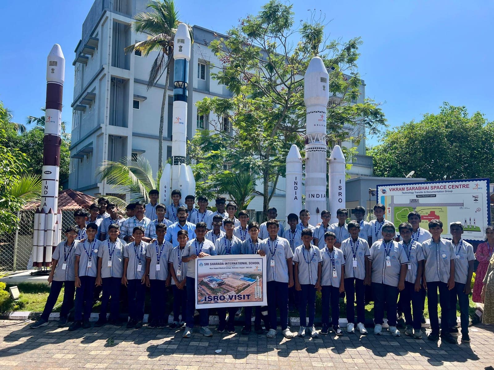 SSIS students at the Vikram Sarabhai Space Centre