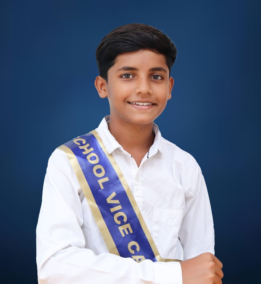 Manoj Y A, School Vice Captain