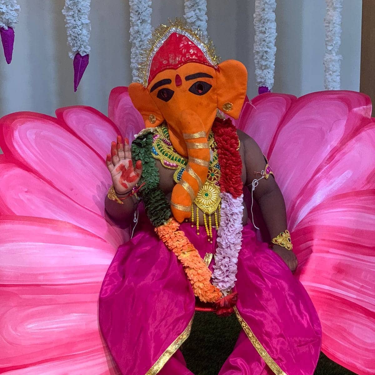 Fancy ganesha celebrations at Sri Sharada International School