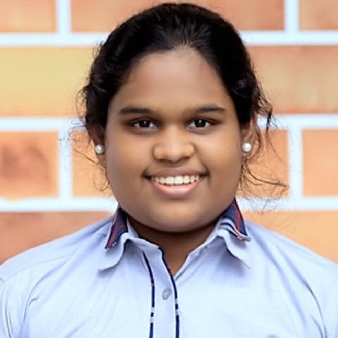 D Angelina — Class X topper, 2022–23