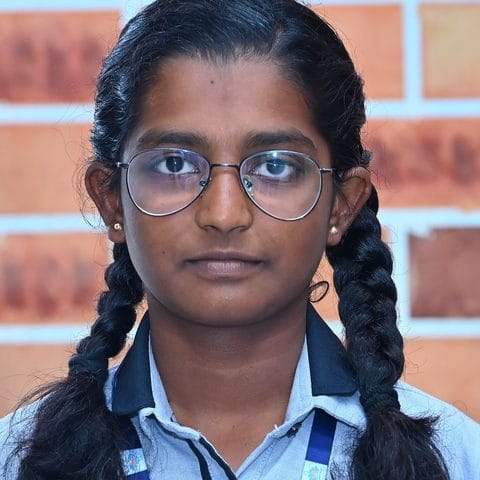 Shraddha Hosamani — Class X topper, 2024–25